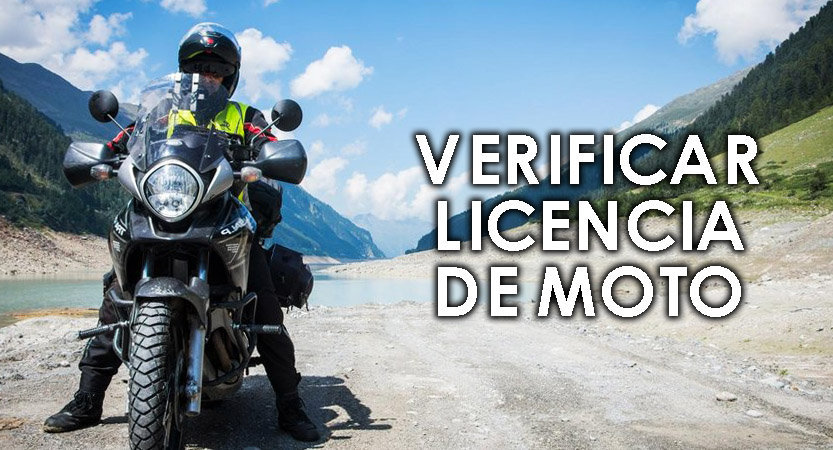 Verificar licencia de moto Perú