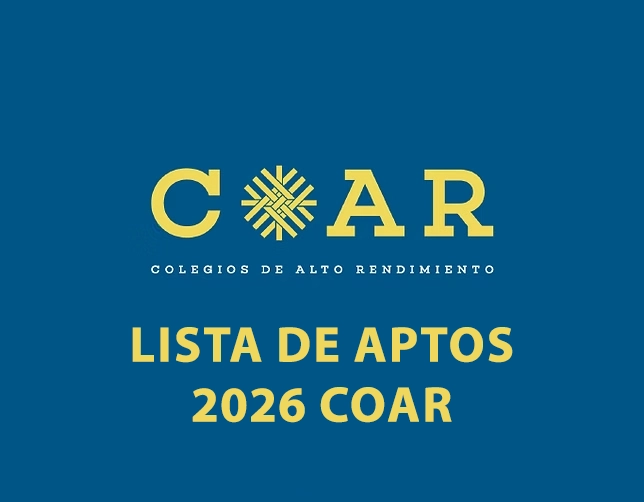 Lista de Postulantes Aptos COAR 2026