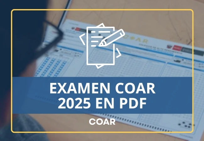 Examen COAR 2025 en PDF