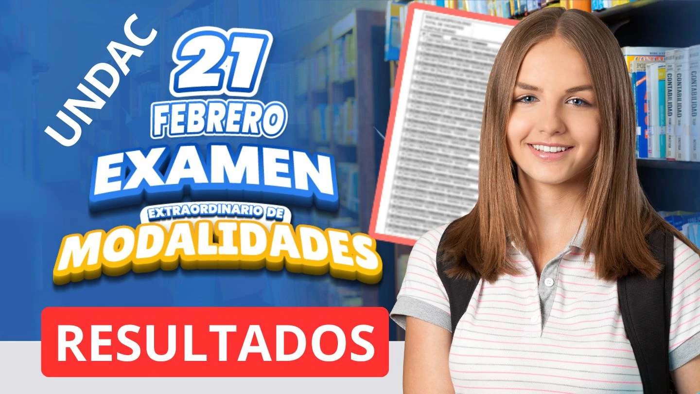 Resultados Modalidades UNDAC 2026
