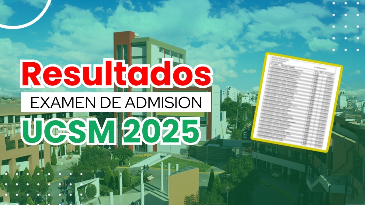 Resultados UCSM 2026 Examen de Admision