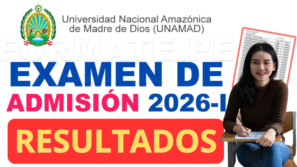 UNAMAD 2026 I Examen Ordinario