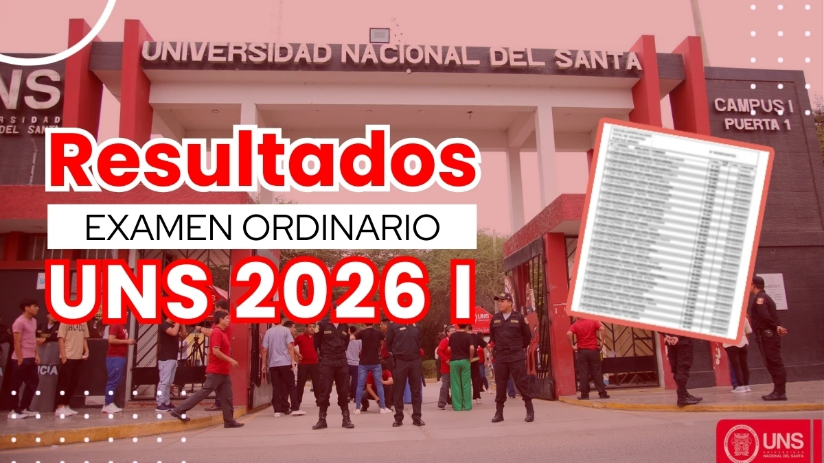 Resultados UNS 2026 I Examen de Admisión 7 de septiembre