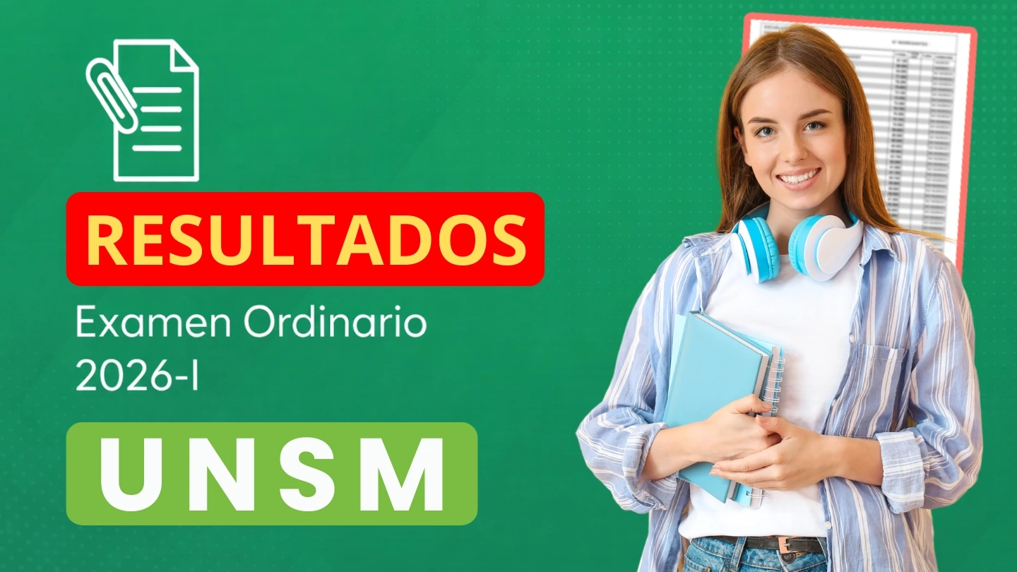 Resultados UNSM 2026 I Examen de Admisión